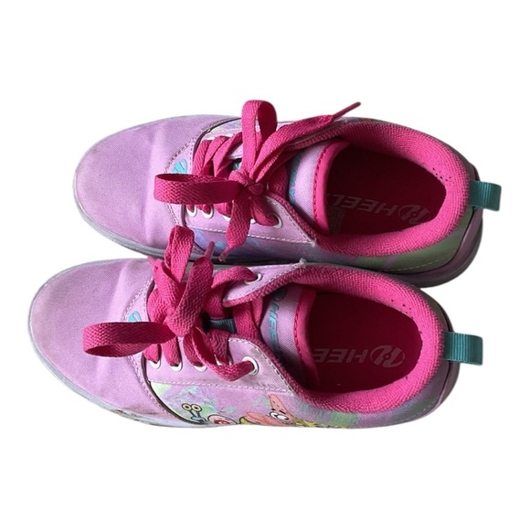SpongeBob Heelys Youth Size 3 Pink Roller Shoes – Nickelodeon Skates - Picture 4 of 6